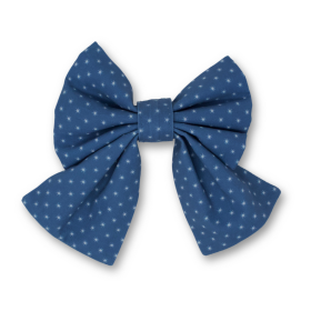 Starry Sky Sailor Dog Bow