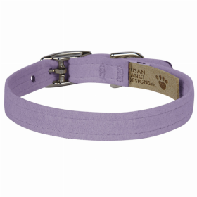 Susan Lanci Designs Plain Collar (Color: French Lavender, size: XL)