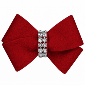 Susan Lanci Designs Nouveau Bow Hair Bow (Color: Red, size: XS)