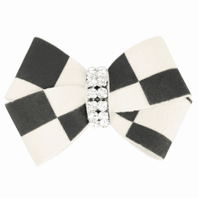 Susan Lanci Designs Windsor Check Nouveau Bow Hair Bow (Color: Windsor Check, size: small)