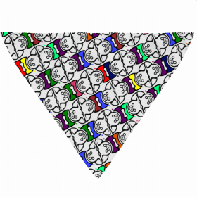 Dog Bandana (Color: Piggy Pattern, size: large)