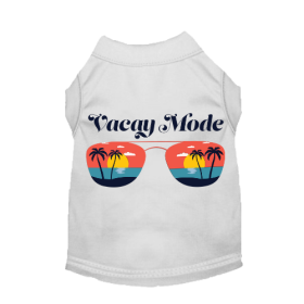 Vacay Mode (Color: White, size: 2X Large)