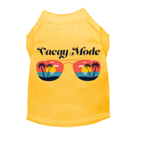 Vacay Mode (Color: Yellow, size: medium)