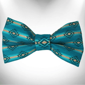 Southwestern Bow Tie (Color: Turquoise Sky)