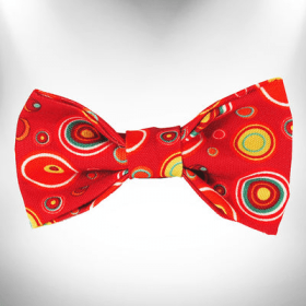 Martini Dog Bow Tie (Color: Red)