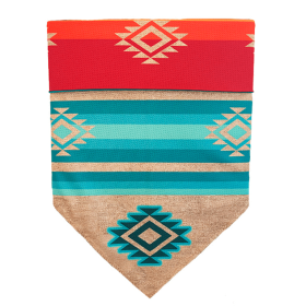 Sport Bandana (Color: Turquoise Sky/Sky Fire, size: small)